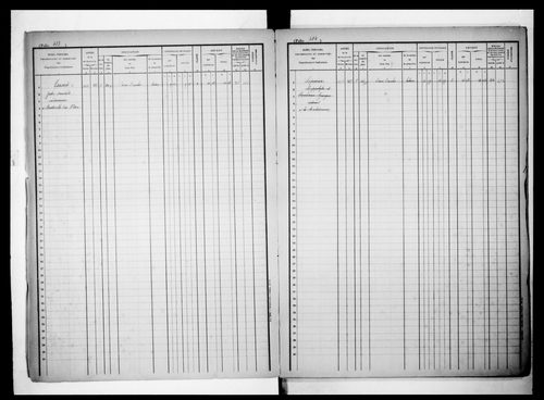 matrice cadastrale des propriétés foncières (bâties et non bâties), 1822-1913, 2e vol. (folios 480-656)