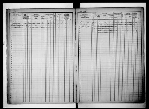matrice cadastrale des propriétés foncières (bâties et non bâties), 1822-1913, 2e vol. (folios 480-656)