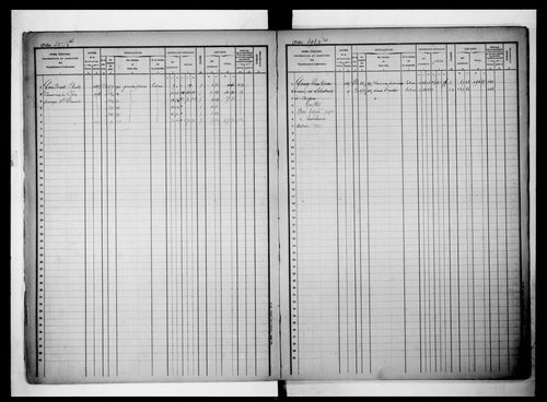 matrice cadastrale des propriétés foncières (bâties et non bâties), 1822-1913, 2e vol. (folios 480-656)