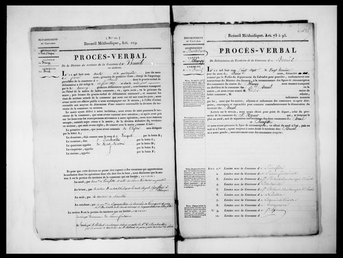 Procès-verbal de délimitation du territoire