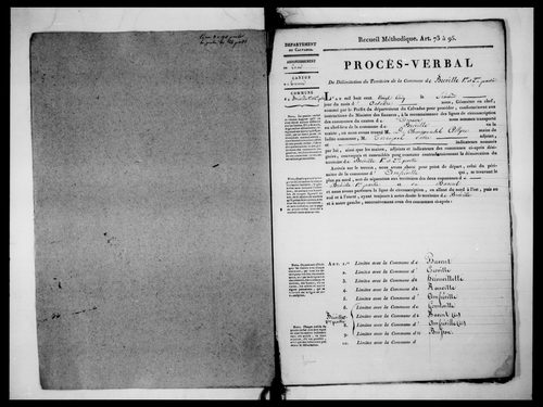 Procès-verbal de délimitation du territoire