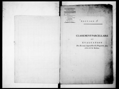 état de section