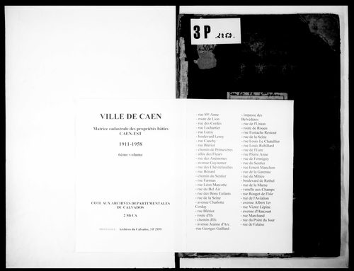 6ème volume, cases 4611-5013