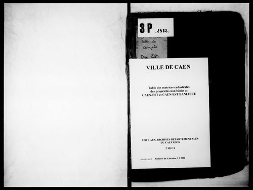 Tables pour Caen-Est et Caen-Est banlieue