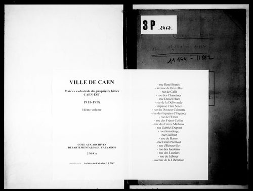 14ème volume, cases 11144-11662