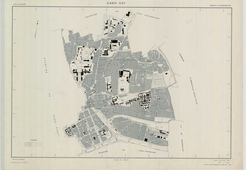 Tableau d'assemblage Caen-Est