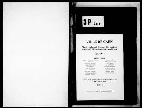 14ème volume, folios 6225-6560