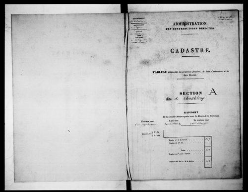 état de section