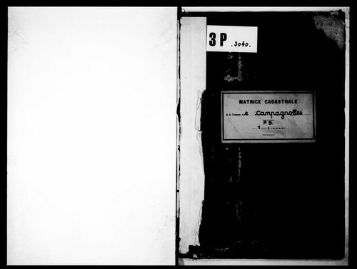 matrice cadastrale des propriétés bâties