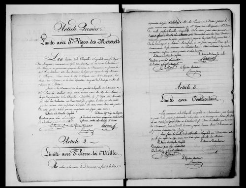 Procès-verbal de délimitation du territoire