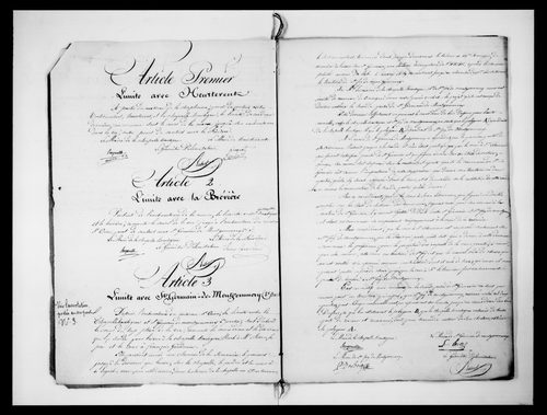 Procès-verbal de délimitation du territoire