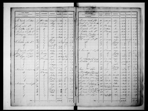 état de section (1827)