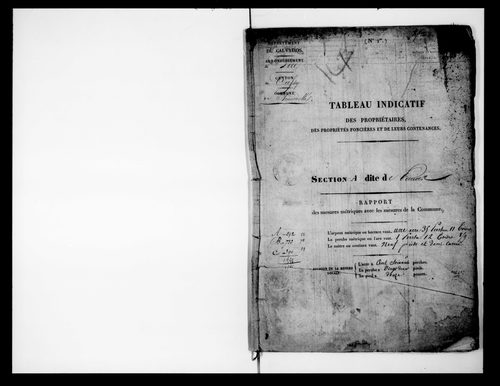 état de section
