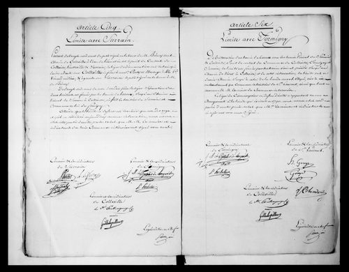 Procès-verbal de délimitation du territoire