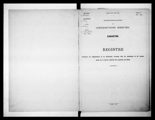 matrice cadastrale des propriétés foncières (bâties et non bâties)