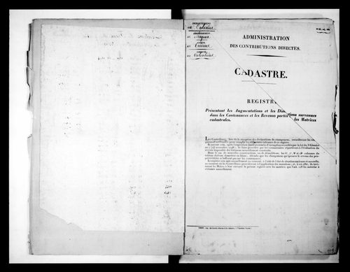 matrice cadastrale des propriétés foncières (bâties et non bâties)