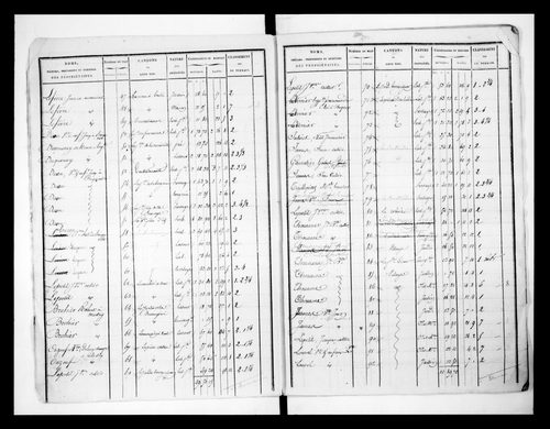 état de section (1824)