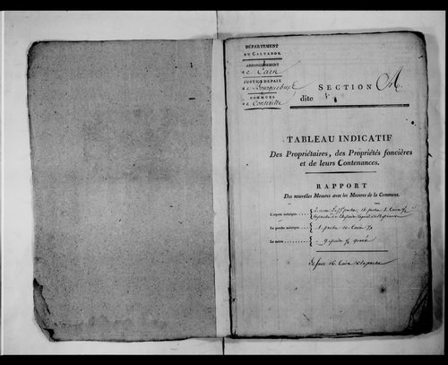 état de section (1817)