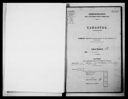 état de section