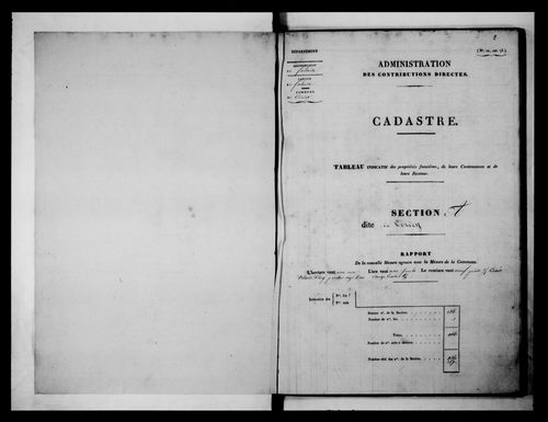 état de section