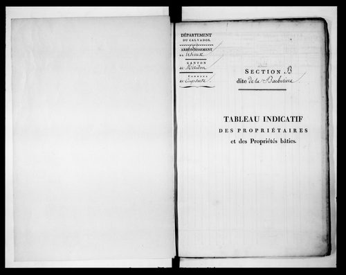 état de section (s.d.)
