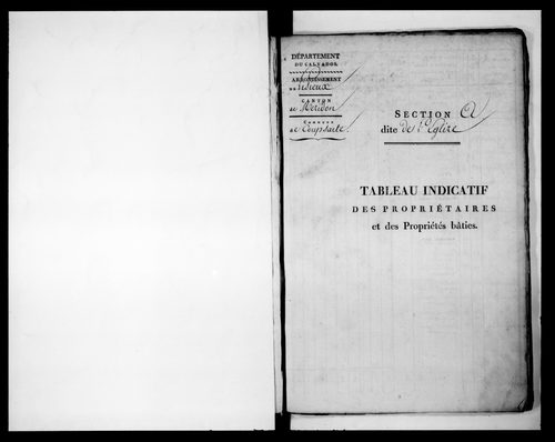 état de section (s.d.)