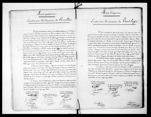 Procès-verbal de délimitation du territoire