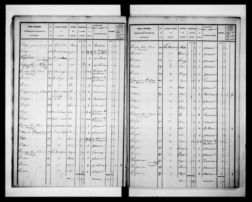 état de section (1833)