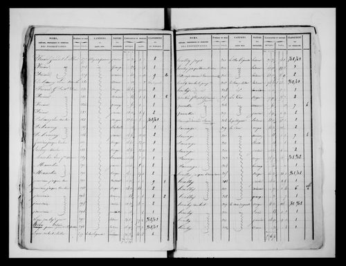 état de section (1826)