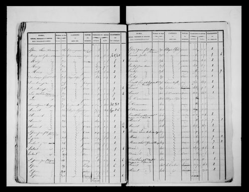 état de section (1826)