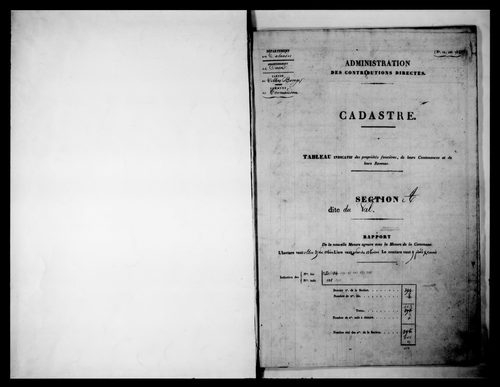 état de section (1836)