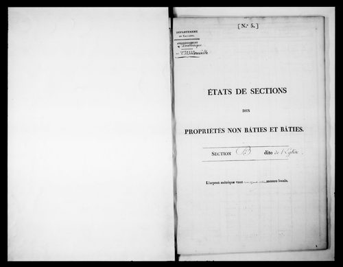 état de section