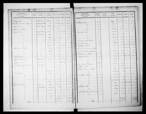 état de section