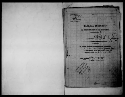 état de section