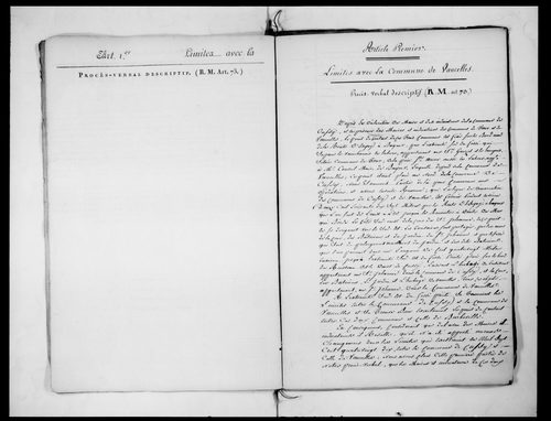Procès-verbal de délimitation du territoire