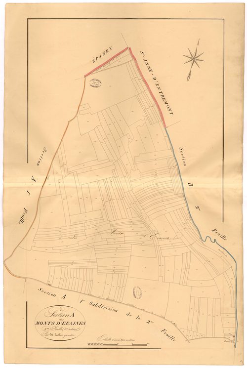 Section A2 2e subdivision des Monts d'Eraines