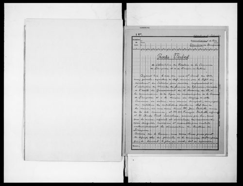 état de section