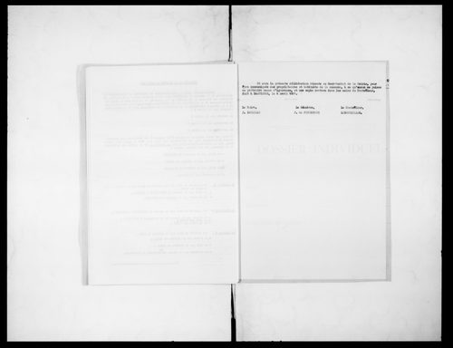 état de section