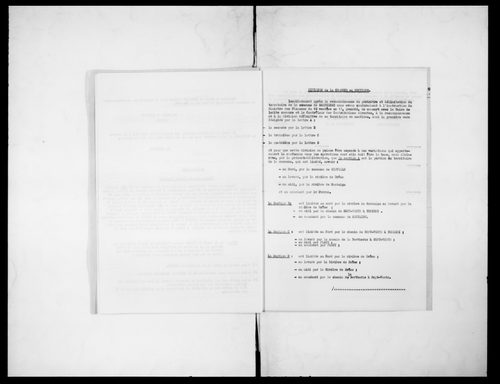 état de section