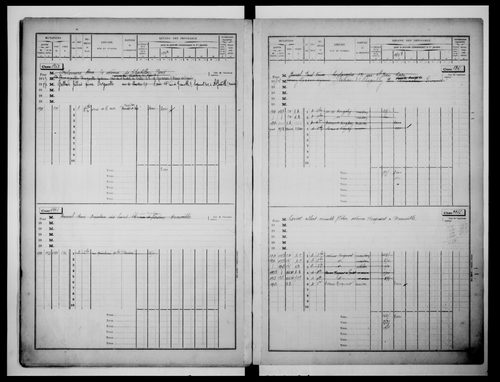 matrice cadastrale des propriétés bâties, 1911-1960, 3e vol. (cases 1325-1773)
