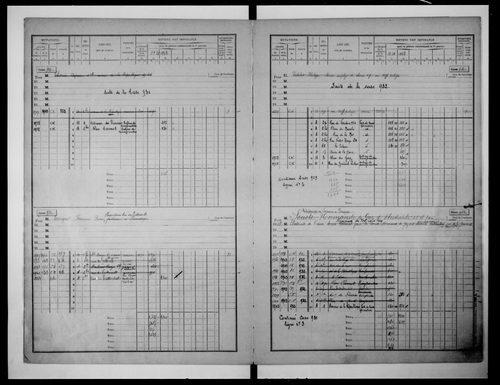 matrice cadastrale des propriétés bâties, 1911-1960, 2e vol. (cases 923-1324)