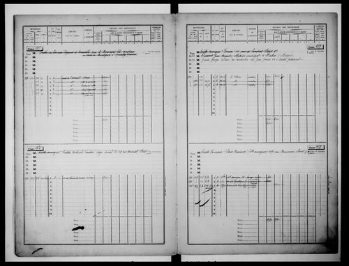 matrice cadastrale des propriétés bâties, 1911-1960, 3e vol. (cases 1325-1773)