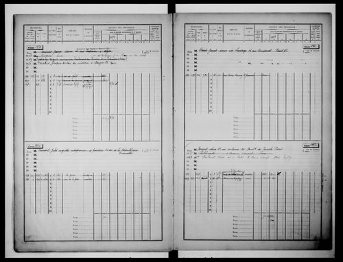 matrice cadastrale des propriétés bâties, 1911-1960, 3e vol. (cases 1325-1773)