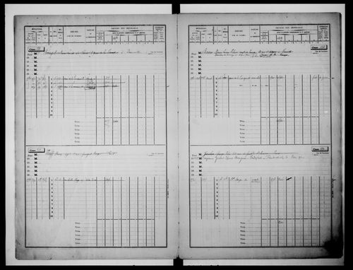 matrice cadastrale des propriétés bâties, 1911-1960, 3e vol. (cases 1325-1773)