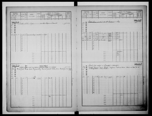 matrice cadastrale des propriétés bâties, 1911-1960, 3e vol. (cases 1325-1773)