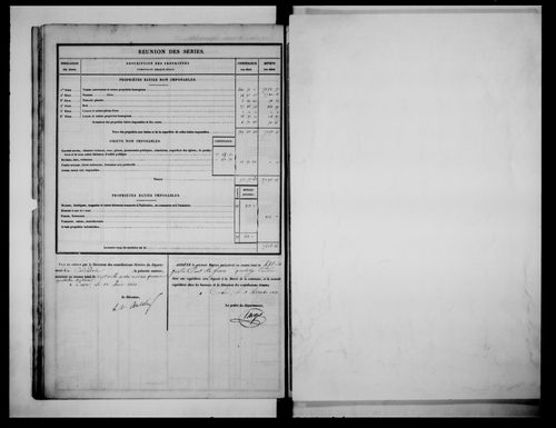 matrice cadastrale des propriétés foncières (bâties et non bâties)
