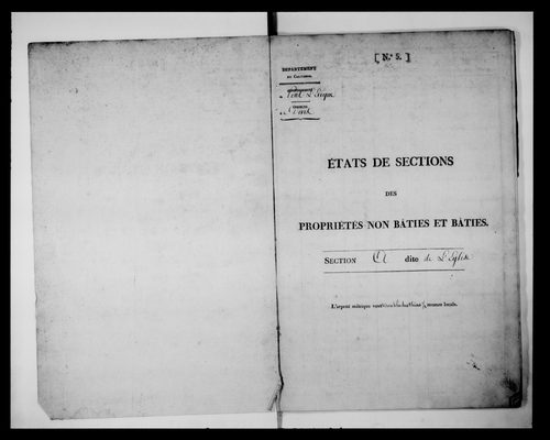 état de section (1827)