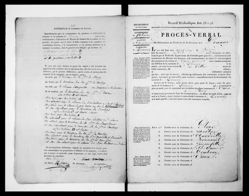 Procès-verbal de délimitation du territoire