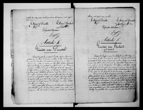 Procès-verbal de délimitation du territoire
