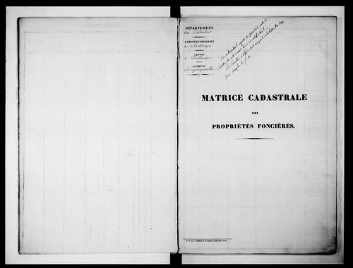 matrice cadastrale des propriétés foncières (bâties et non bâties)